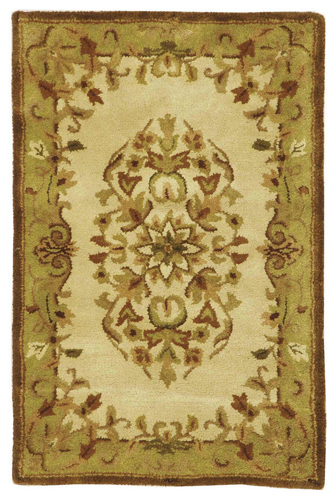 Safavieh Heritage Hg640A Beige, Green Area Rug