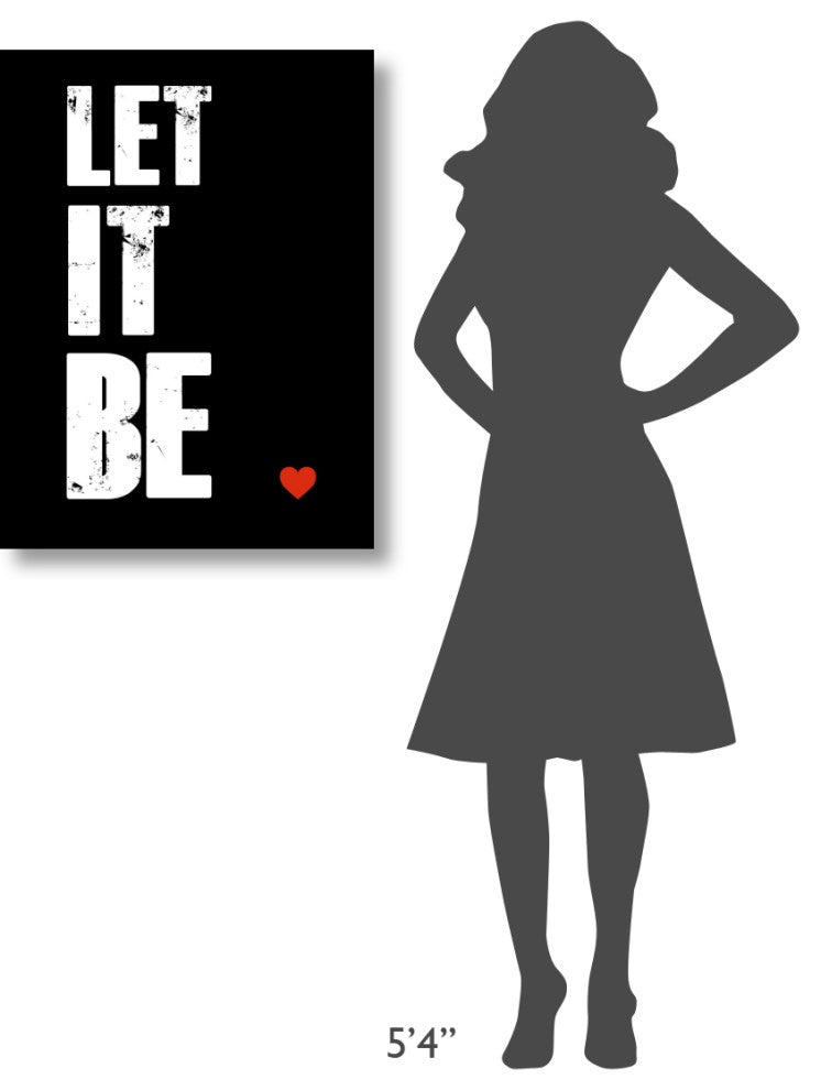 "Let It Be" Poster Fine Art Print