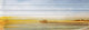 "Malibu Pier" Print on White Wood, 60"x20"