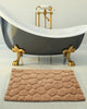 Bath Rug Cotton, GSF 200, Pattern Pebbles, Beige, 36"x24"