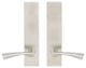 Breeze Lever, Tubular Passage, Satin Stainless Steel, 2-3/8" Backset