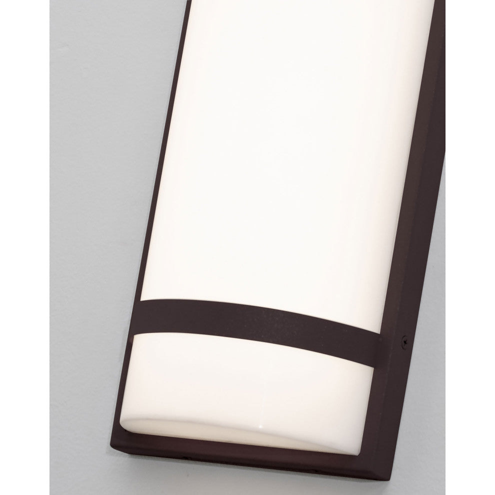 Paxton LED Outdoor Sconce, 12", Textured Bronze
