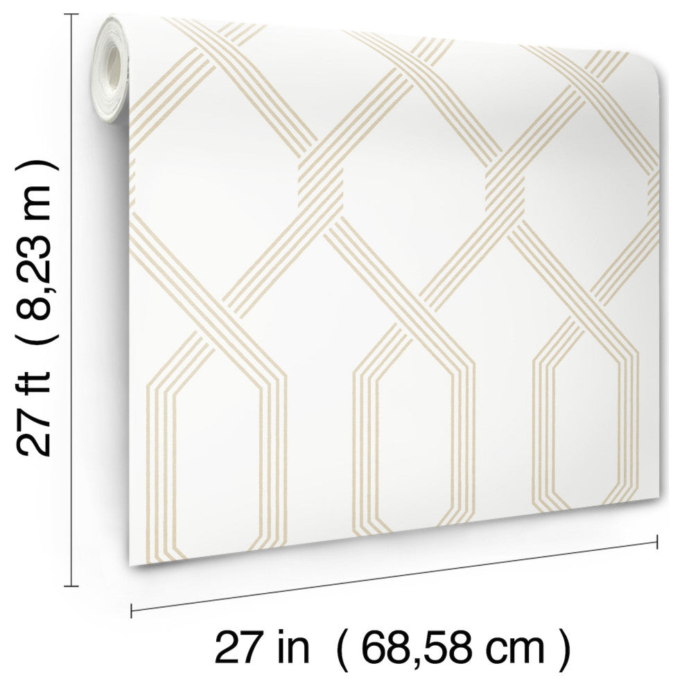 Palisade Beige Wallpaper