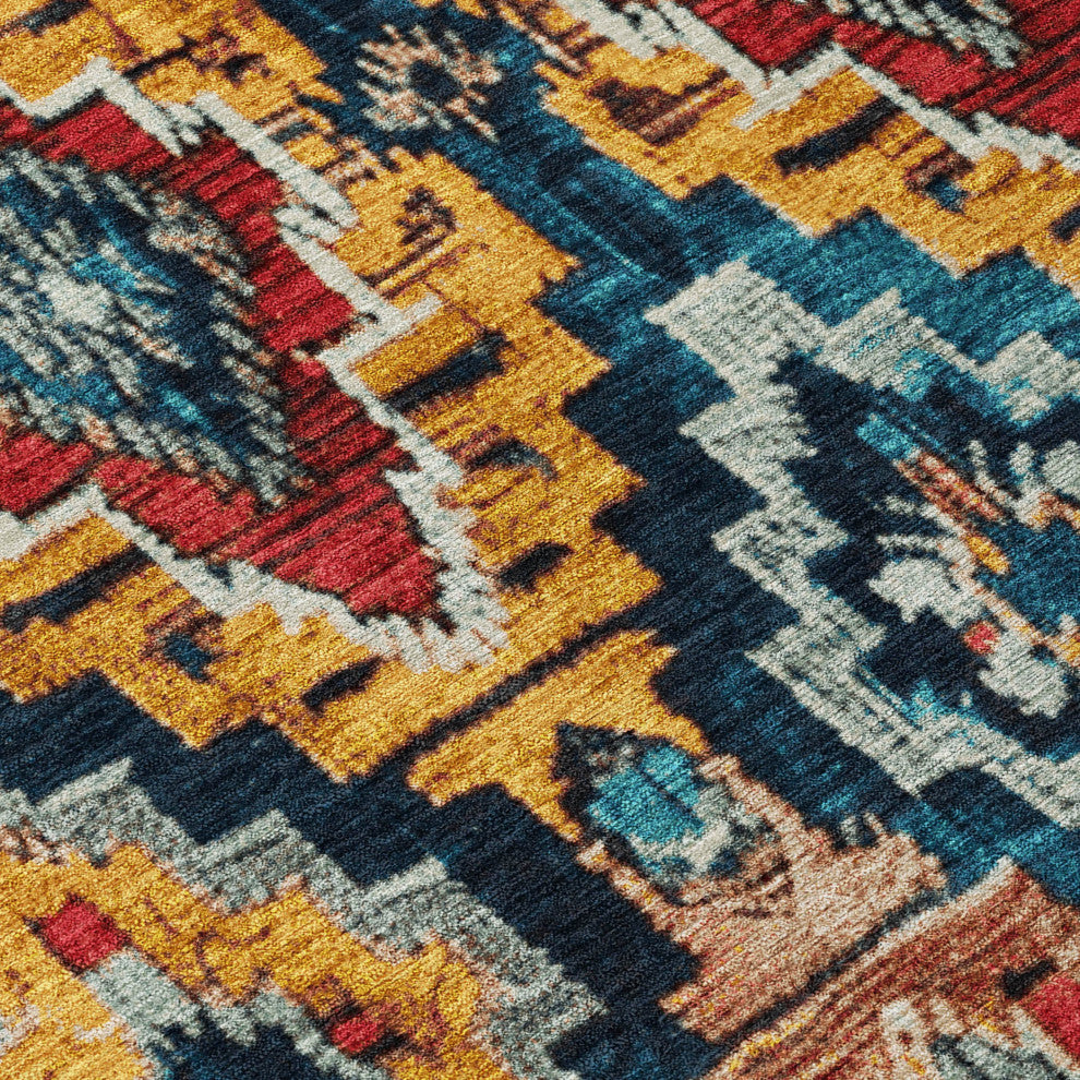 Machine Washable Indoor/Outdoor Chantille ACN1891 Rust 8' x 10' Rug