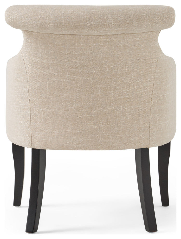 GDF Studio Baldwin Light Beige Fabric Arm Chair