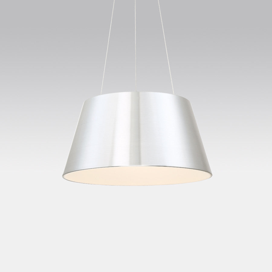 WAC Lighting Vida 18in LED Pendant in Brushed Aluminum