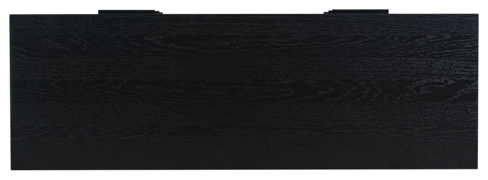 Safavieh Couture Titus 6 Drawer Stacked Dresser, Black