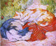 Franz Marc Cats - 20" x 25" Premium Canvas Print