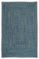Colonial Mills Catalina CA49 Deep Sea Indoor/Outdoor Area Rug, Rectangular 7'x9'