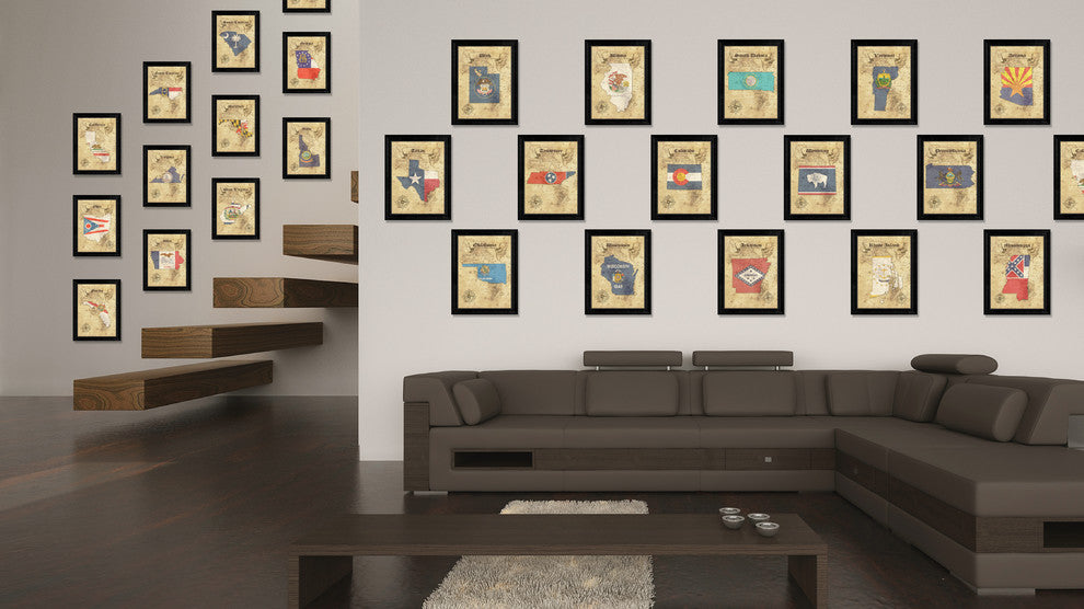 South Carolina State Vintage Map, 30"x39"