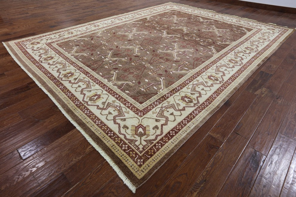 9'x12' Hand Knotted Oriental Peshawar Rug, P2582