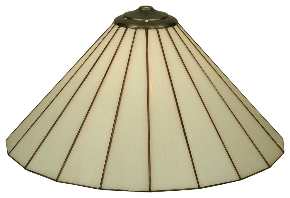 17.75W X 8.75H Duncan White Shade