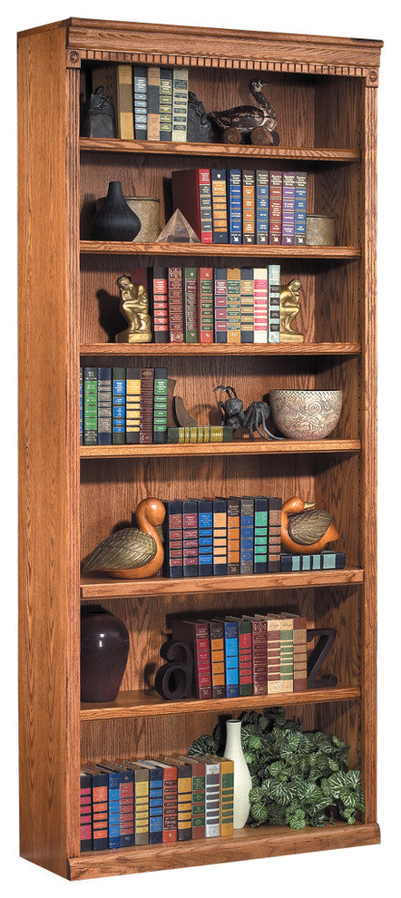 Martin Furniture Huntington Oxford 84" Open Bookcase (Wheat)