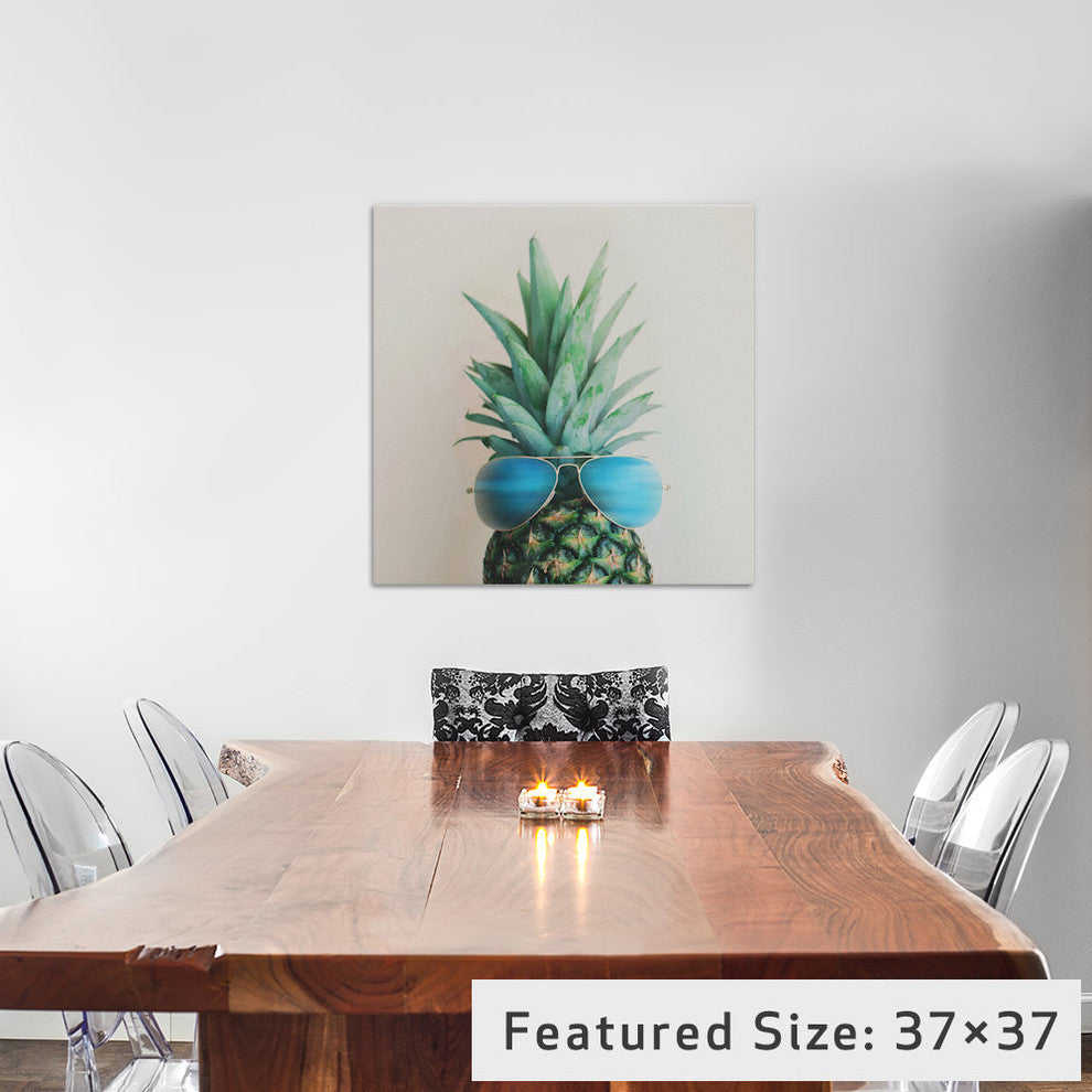 "Pineapple In Paradise" by Chelsea Victoria, 26x26x1.5