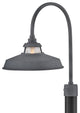 Hinkley Troyer Medium Post Mount Lantern, Aged Zinc
