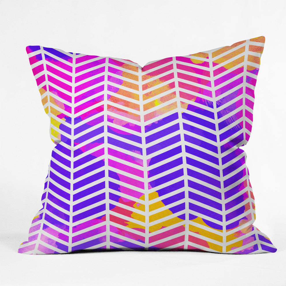 Deny Designs Rebecca Allen Purple Bliss Outdoor Throw Pillow