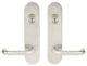 Munich Lever, Tubular Entry, Double Cylinder, Satin Stainless Steel