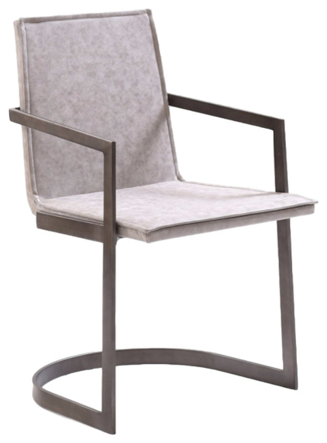Modrest Jago Modern Dining Chair, Gray