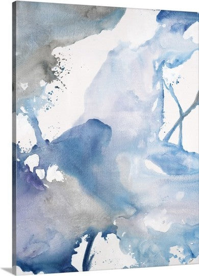 "Blue Harmony" Canvas Art, 18"x24"x1.25"