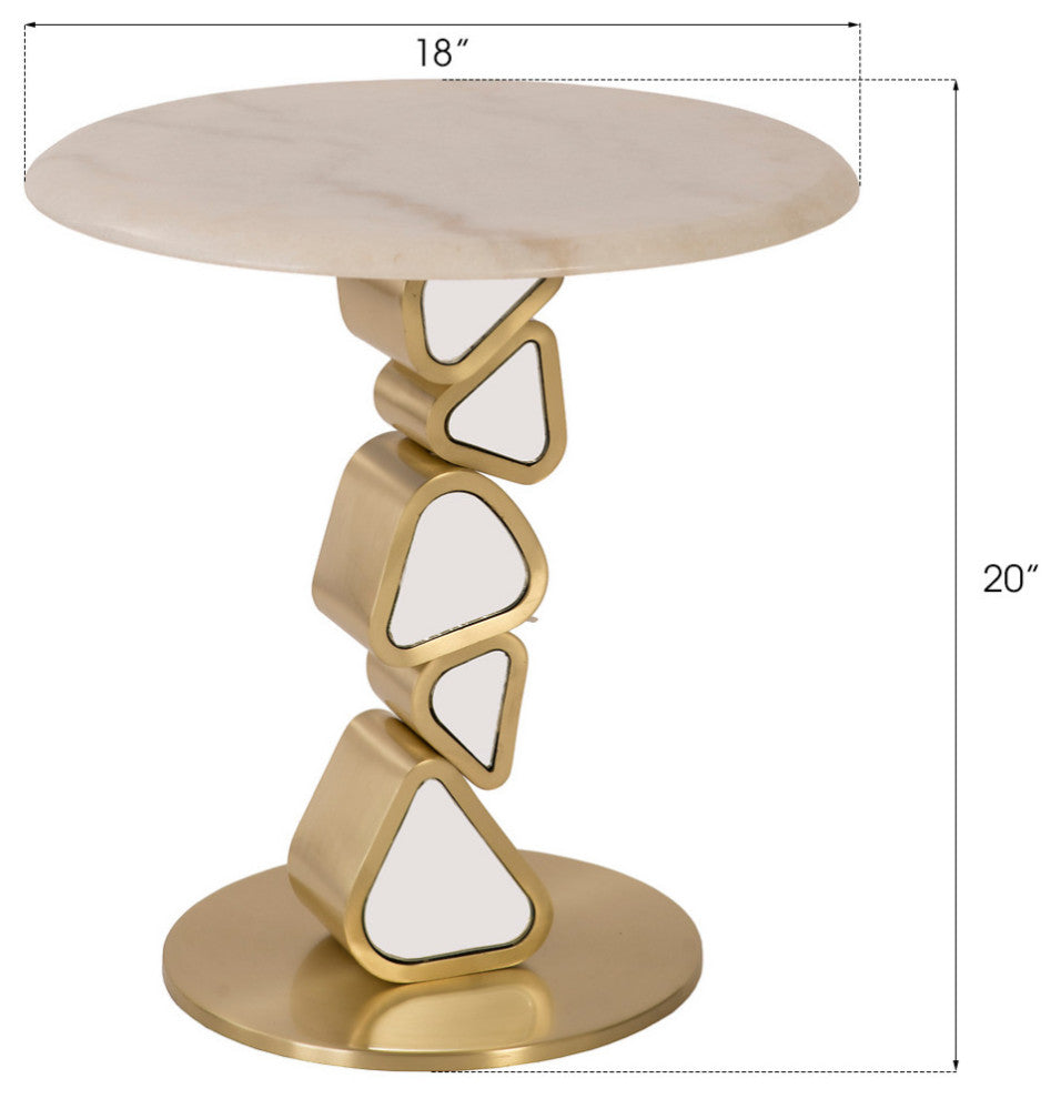 Pebble End Table