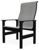 Leeward Sling Outdoor Armchair, Alloy/Black