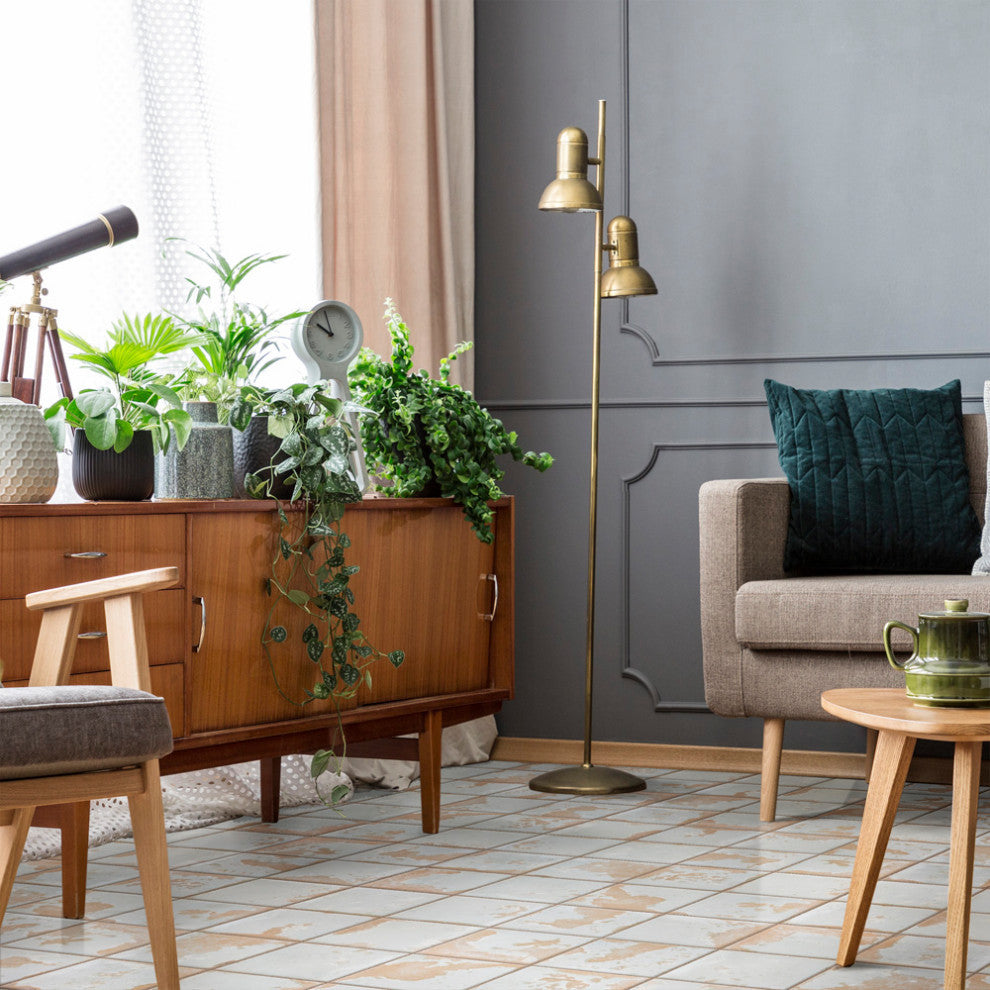 Kings Luxe Heritage White Ceramic Floor and Wall Tile