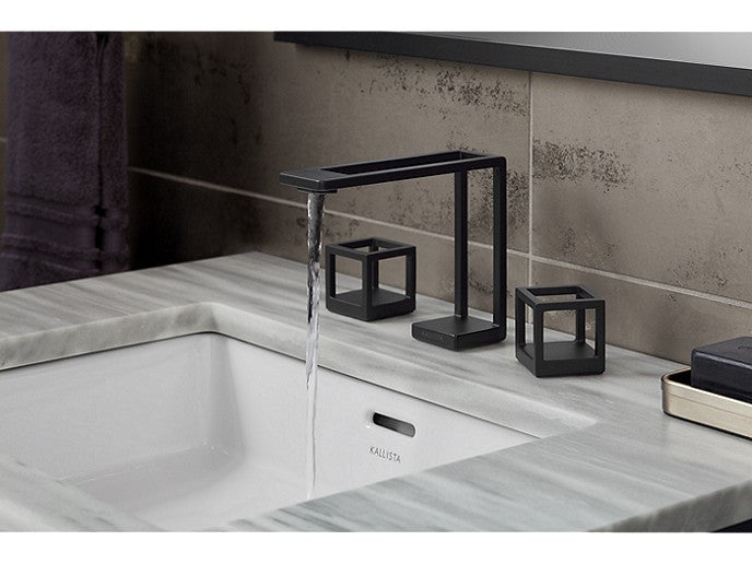 Grid Sink Faucet, Cube Handles