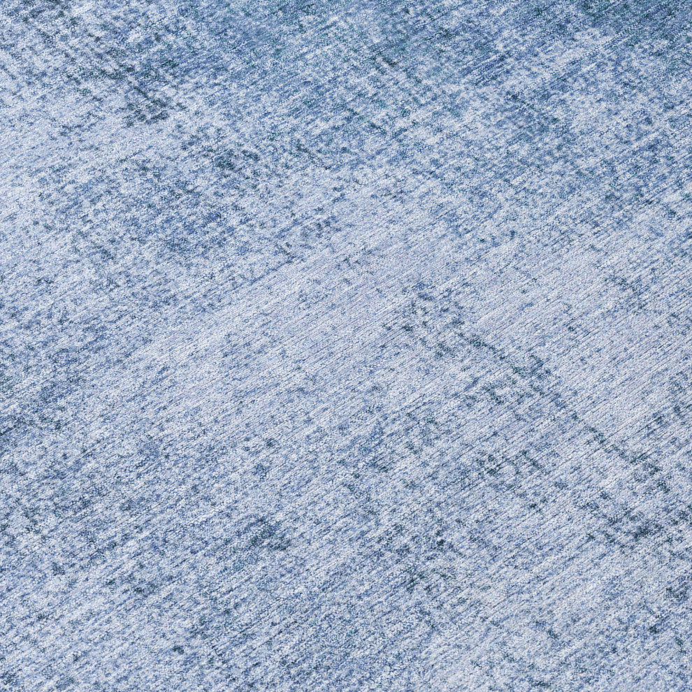 Machine Washable Indoor/Outdoor Chantille ACN1903 Blue 5' x 7'6" Rug