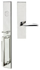 Stratus Lever, Mortise Dummy Handleset, Left Hand, Polished Stainless Steel