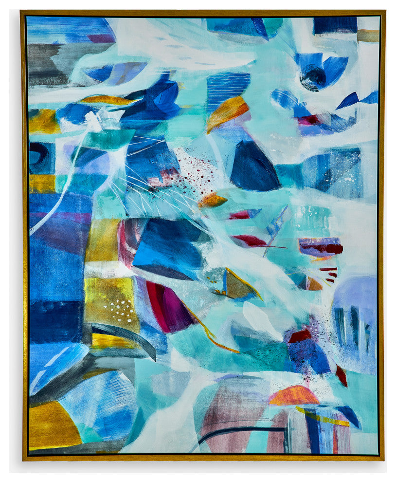 The Story of Water Framed Canvas