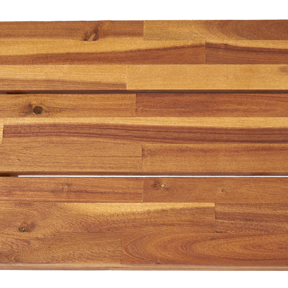 Carlisle Outdoor 3 Piece Acacia Wood Picnic Dining Set With Benches