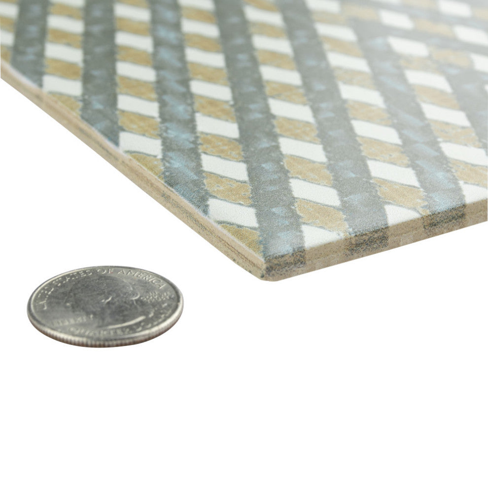 Boheme Grid Ceramic Floor and Wall Tile