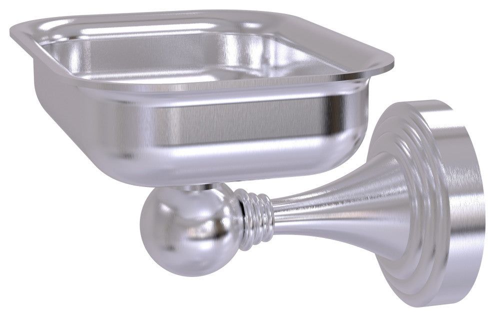 Sag Harbor Wall-Mount Soap Dish, Satin Chrome