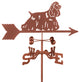 Cocker Spaniel Weathervane With Deck Mount