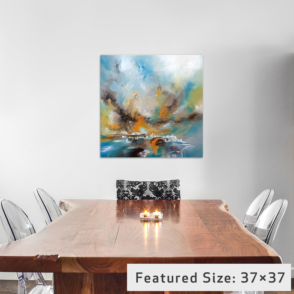 "Nestled" by J.A Art, 26x26x1.5