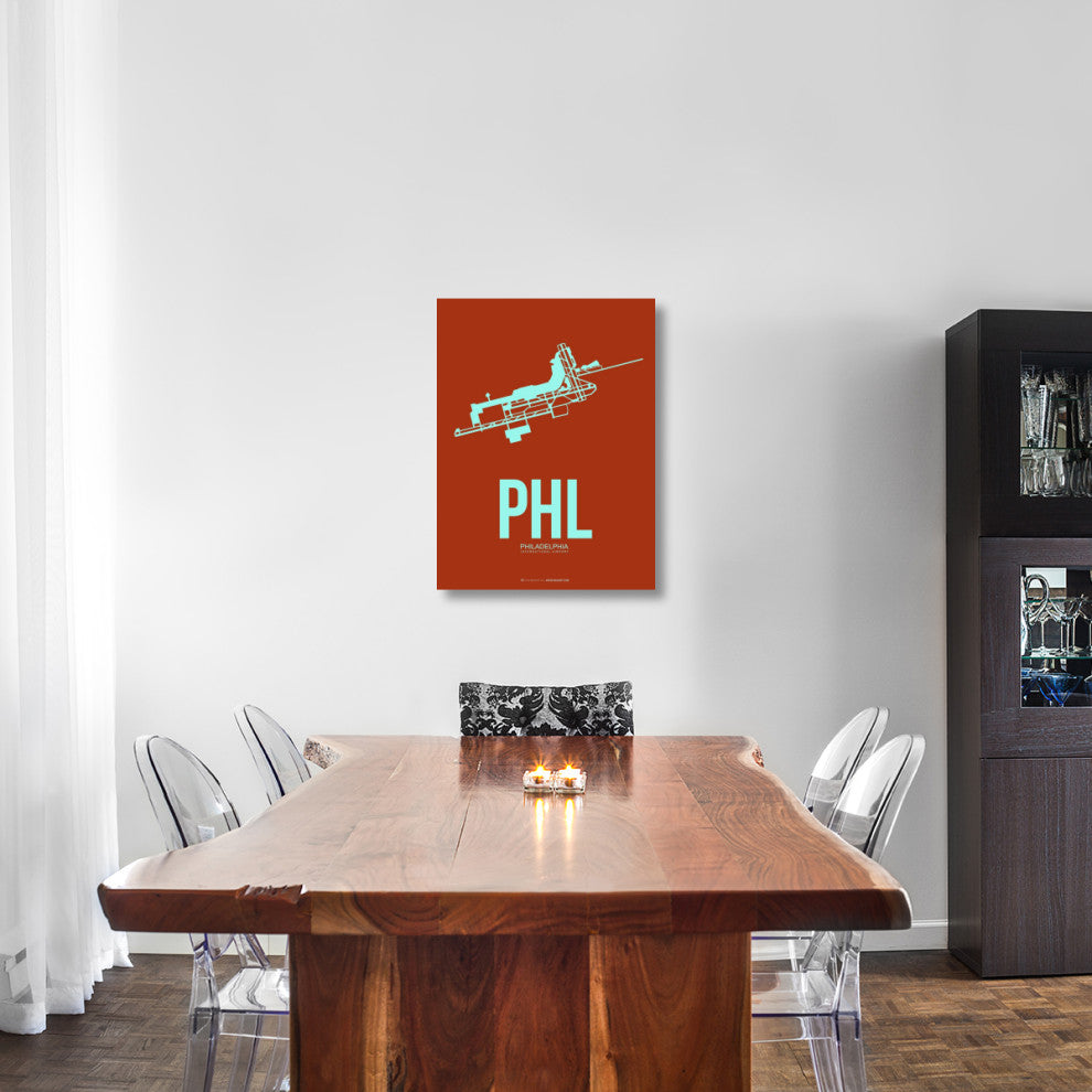 "PHL Philadelphia Poster 2" Fine Art Print