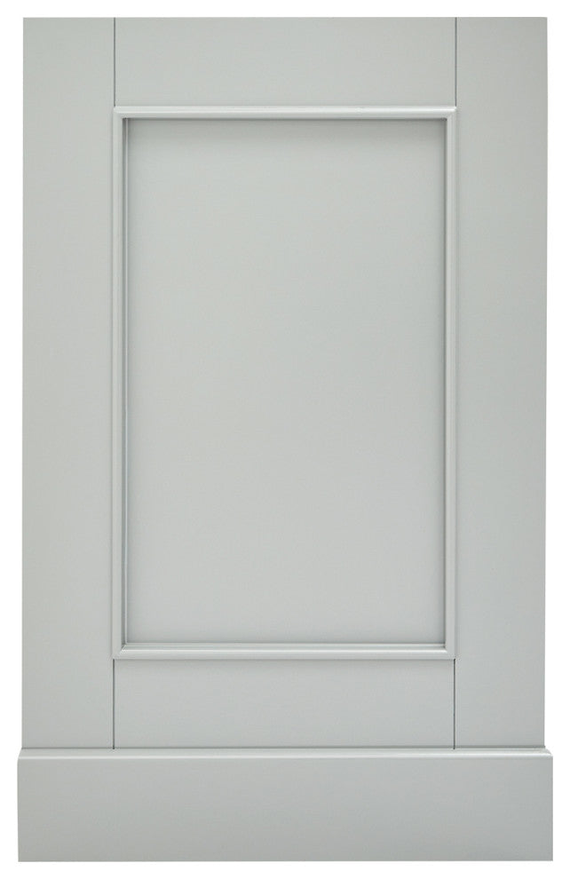 Ariel Stafford 42" Single Right Offset Sink Bathroom Vanity Base, Gray