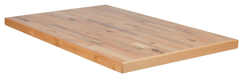 30" x 48" Rectangle Butcher Block Style Table Top