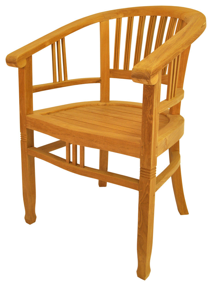 Anderson Teak CHD-044 Captain' s Wooden Dining Armchair