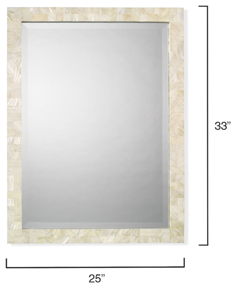 Rectangle Mirror, Mother of Pearl