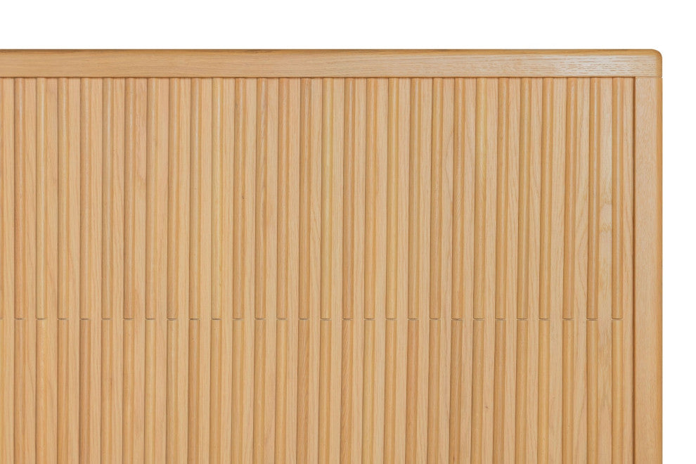 Modrest Winters Modern Natural Oak Bed, Queen