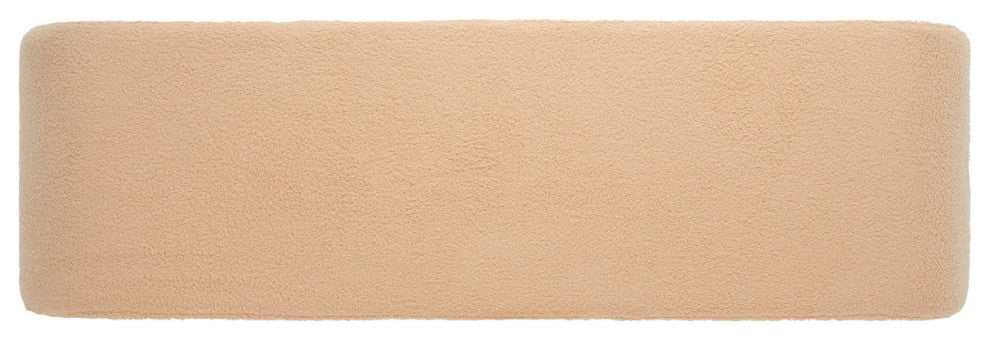 Safavieh Couture Caralynn Boucle Bench, Tan