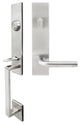 Cologne Lever, Tubular Entry Handleset, RHR, Satin Stainless Steel