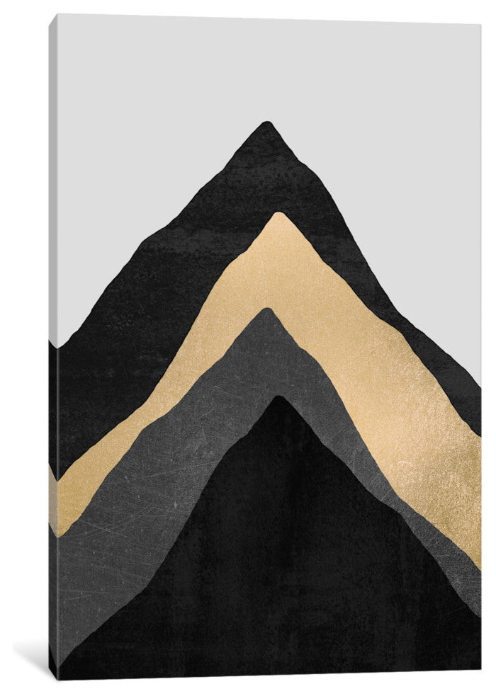 "Four Mountains" by Elisabeth Fredriksson, Canvas Print, 40"x26"