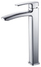 Torino 72" Espresso Modern Double Sink Bathroom Vanity, Faucet FFT9162CH