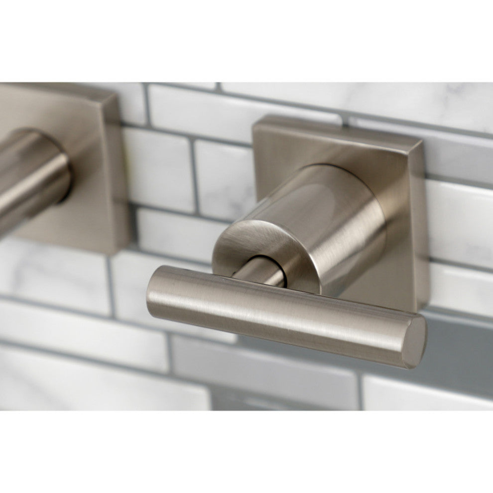 KS6028CML Wall Mount Tub Faucet, Brushed Nickel