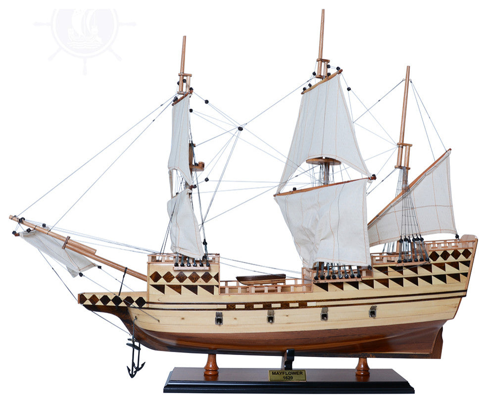 May Flower Medium Museum-quality Fully Assembled Wooden Model Ship