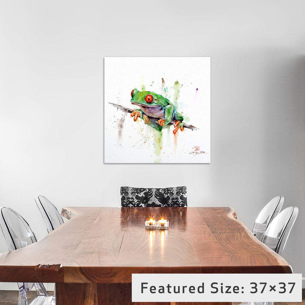 "Frog" by Dean Crouser, 12x12x1.5
