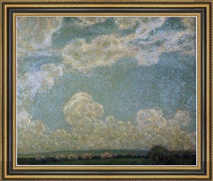 Henri Le Sidaner Spring SkyFramed Premium Canvas Print, 16"x20"