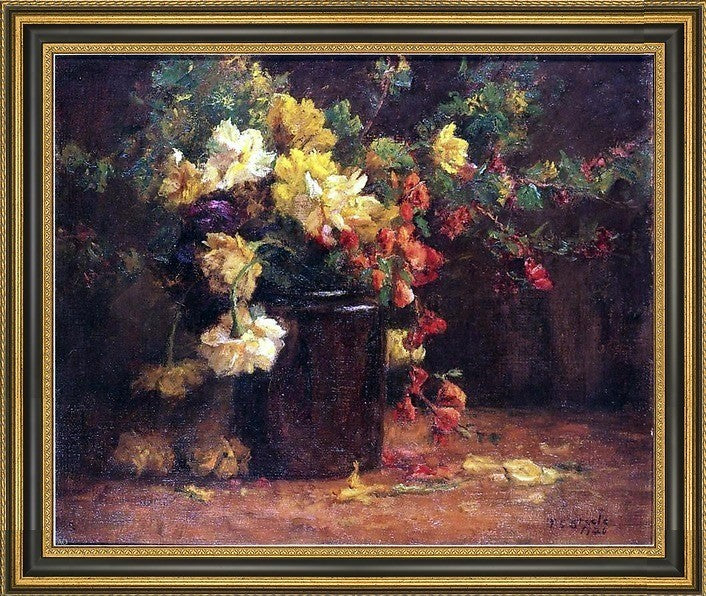 Theodore Clement Steele June Glory Framed Premium Canvas Print, 20"x25"